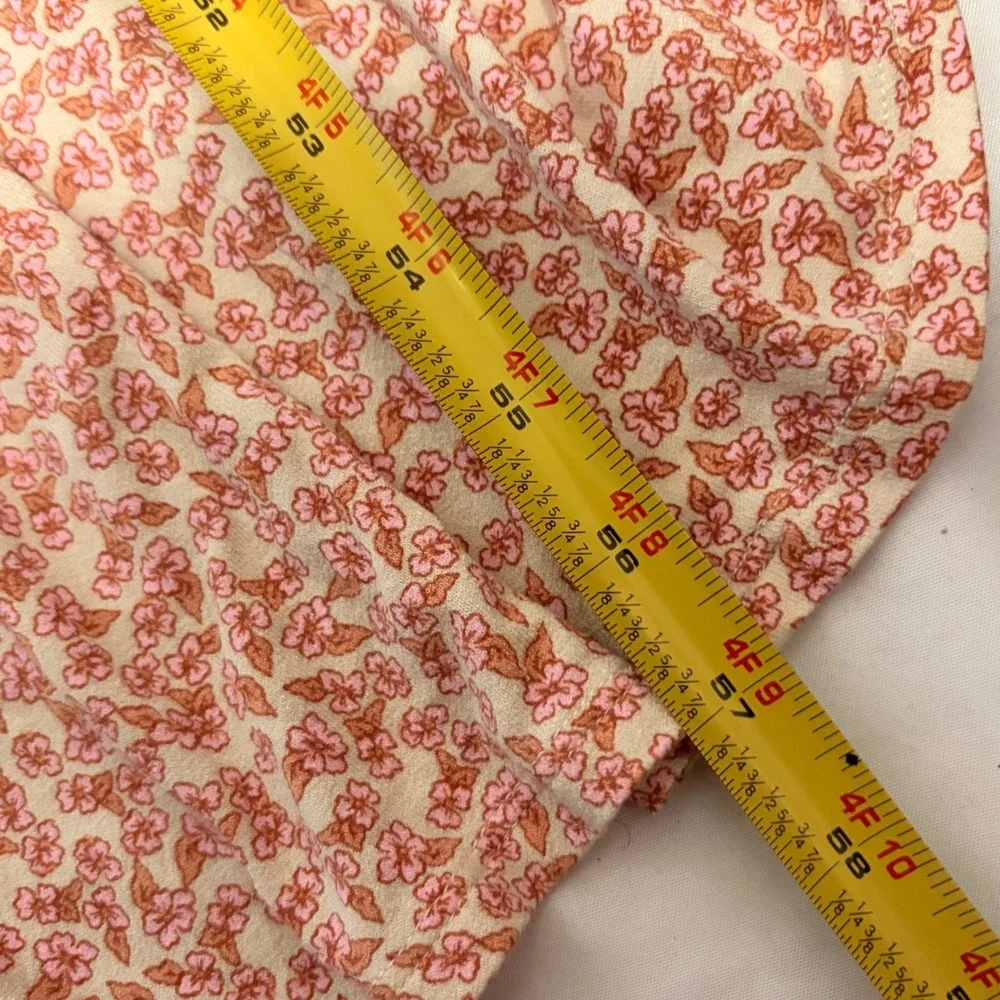 FREE PEOPLE Floral Mixed Print Maxi Dress with billowed sleeves and open back - Picture 11 of 13